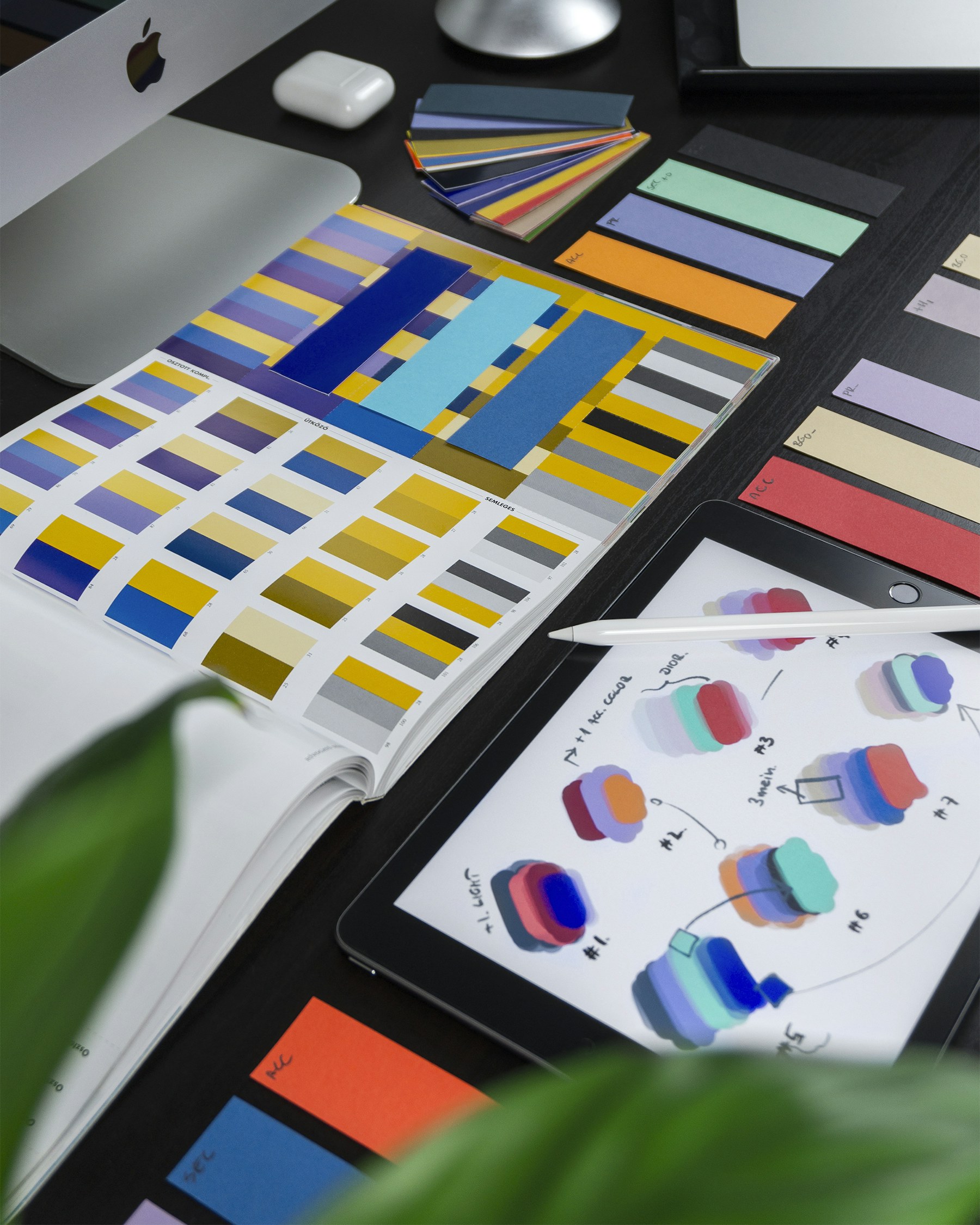 Moodboards used to shape a purpose-led brand